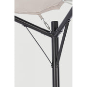 Dome gazebo for the garden anthracite-gray 3,5x3,5xh 260 cm