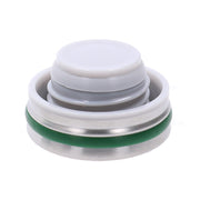 Round white ice cream thermos 0,3L cm6,8x4,8h17,9
