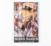 Print on wood with multicolor canvas 60x100 cm