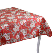 Red sival polyester tablecloth cm140x320h0