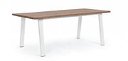 Oslo Natural-White Garden Table 100x200 cm