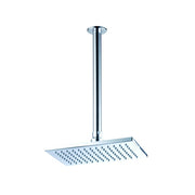 Chrome finish ceiling shower head