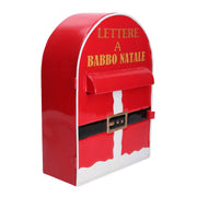 Red santa claus metal mailbox nbd-9060 cm22,5x12h30
