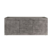 Sideboard 2 doors and 3 drawers Ocean beton gray 210x45xh.85 cm