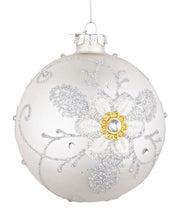 8x White Floret Vt Sphere D100