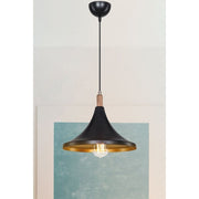Kano black gold pendant lamp ASZ1564