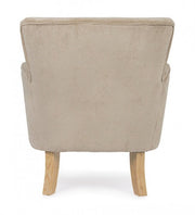 Vintage style dove gray armchair