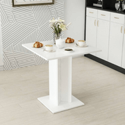 Square white Xeon table 72x72
