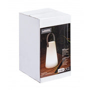 Cylindrical LED garden lamp in Polyethylene