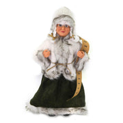 Santa claus lady fabric with white band cmh45