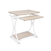 PC desk in white VIOLET steel 70x55x h76 cm
