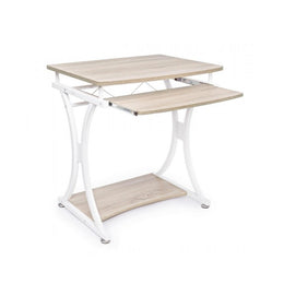 PC desk in white VIOLET steel 70x55x h76 cm