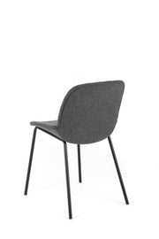 Set of 4 Fabric Chairs 57cm x 46cm H. 80cm