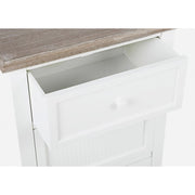 Three drawers MDF cabinet White DOROTEA 47,5x40x h80 cm