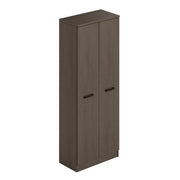 Mud multipurpose shoe cabinet with two doors and broom holder cm h182x71x38