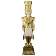 Gold resin soldier cm h122