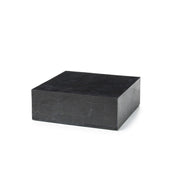 Modern black stone coffee table cm 80 x 80 x h 28