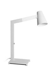 Table lamp with white metal shade 42x15x60,5h cm