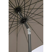 Atlanta garden umbrella cm 270x h240 with anthracite - dove gray joint
