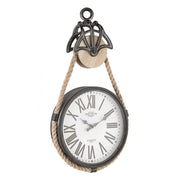 Charles pulley iron wall clock