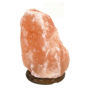Salt lamp 4-6kg with attachment and wooden base cm18x18h20