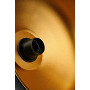 Rena pendant lamp ASZ1341 black metal with gold interior