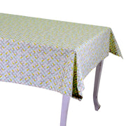 Optical light green tablecloth hem cm2.5rectangular cm140x180