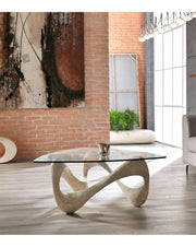 Coffee table 100 x 100 - Transparent - Tetris