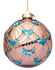 8x Luxe Rose Gold Sphere D100