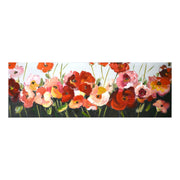 Modern picture print flowers 150 x 50 x 4 cm