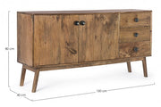 Sylvester vintage 2-door 3-drawer sideboard