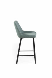 Set of 2 Fabric Stools 50cm x 44cm x 94cm