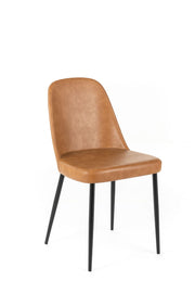 Set of 4 Soft-Touch Chairs - 52cm x 45cm x 85cm