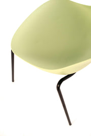 Green polypropylene chair