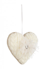 12x Jolin Heart White Pendant