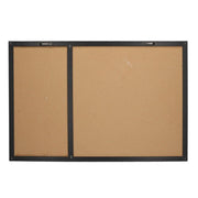 Magnetic memo blackboard with cork and chalk cm60x40x1,5