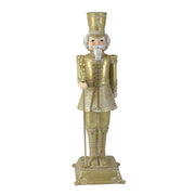 Gold resin soldier cm10x10h31,5