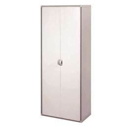 Qbik series all-shelf cabinet in resin with 2 doors + 3 shelves