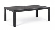 Kledi coffee table in anthracite aluminum 120x70x43h cm