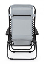 Martin deck chair light gray for outdoor