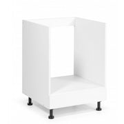 Oven case in white melamine wood h.82x60x59