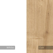 Labirent Oak Desk with White Top - 140x60x75 cm