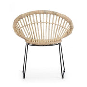 Natural Cayes rustic armchair