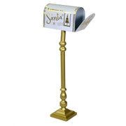 Gold metal mailbox cmø33h127