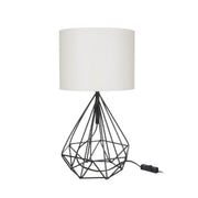 Desk lamp Black White urban 25x h46.5 cm