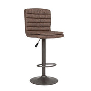 Connor brown faux leather vintage bar stool 41 x 50 x 94.5 cm