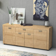 Sideboard with four doors and one drawer Oak FIESTA 177x40x h76 cm