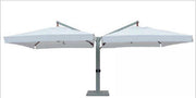 Bismark umbrella in sand aluminum