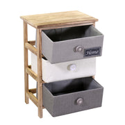 Brenda chest of drawers button 3 drawers cm40x29h58