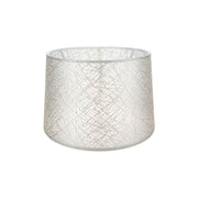 Deco lampshade ASZ1182 cream fabric with embroidery pattern